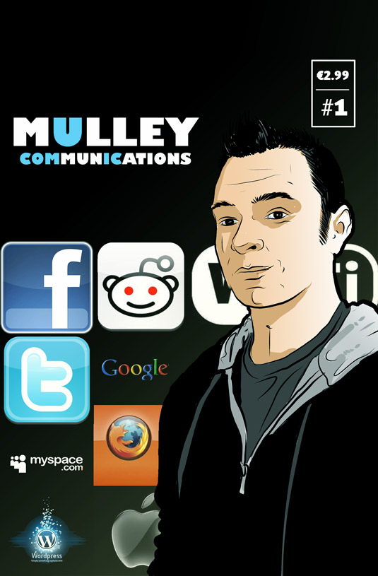 Mulley Communications Comic front page
